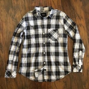 Rails Black and White Plaid Button Down Shirt